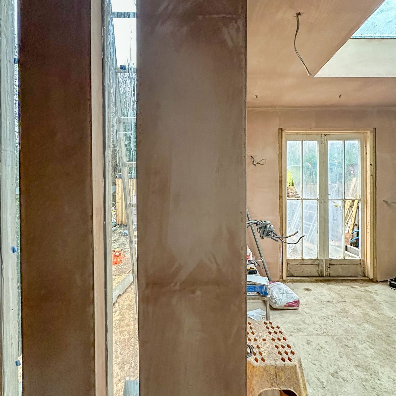 Kitchen mid-renovation