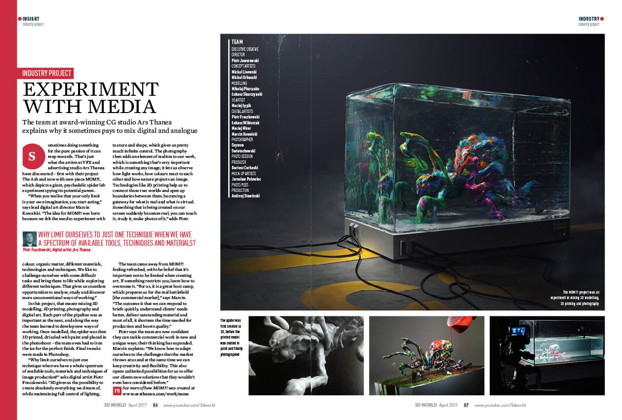 How CG studio Ars Thanea mixed digital and analogue.