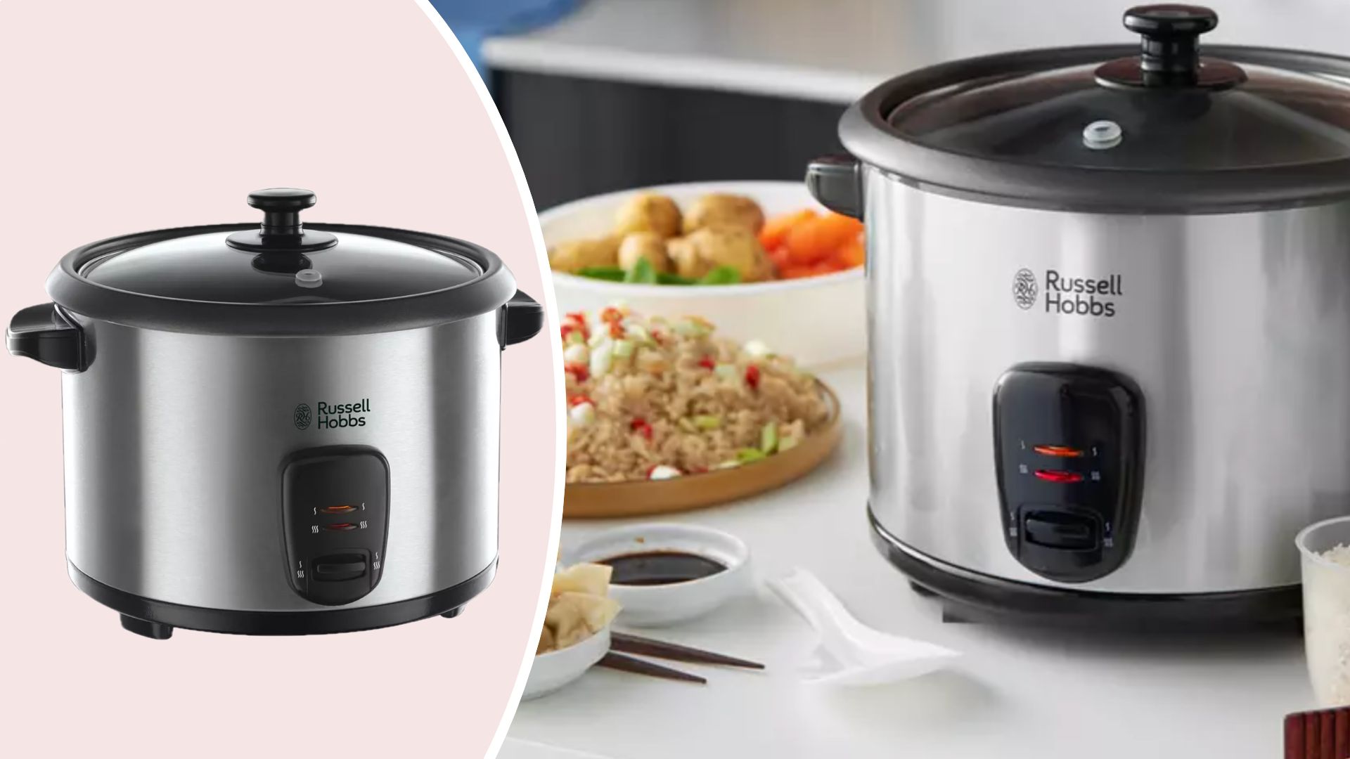 Compilation image of the Russell hobbs Rice cooker