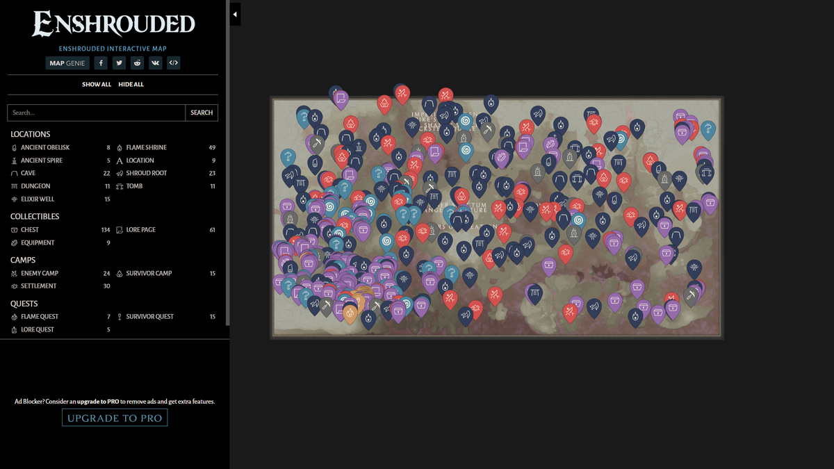 Enshrouded Interactive Map Every Location Chest Ancient Spire And More Windows Central