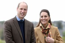 Kate Middleton and Prince William, Prince William, Duke of Cambridge and Catherine, Duchess of Cambridge arrive to officially open The Balfour, Orkney Hospital on day five of their week long visit to Scotland on May 25, 2021 in Kirkwall, Scotland