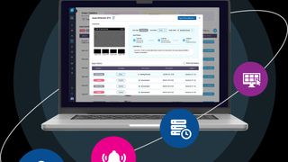 The Korbyt digital signage platform on a laptop. 