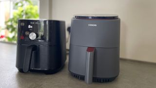 Cosori Lite Air Fryer next to the Instant Pot