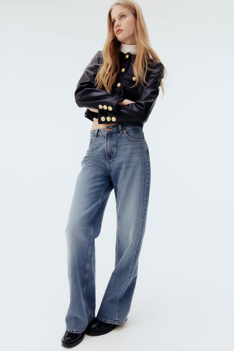Wide High Jeans