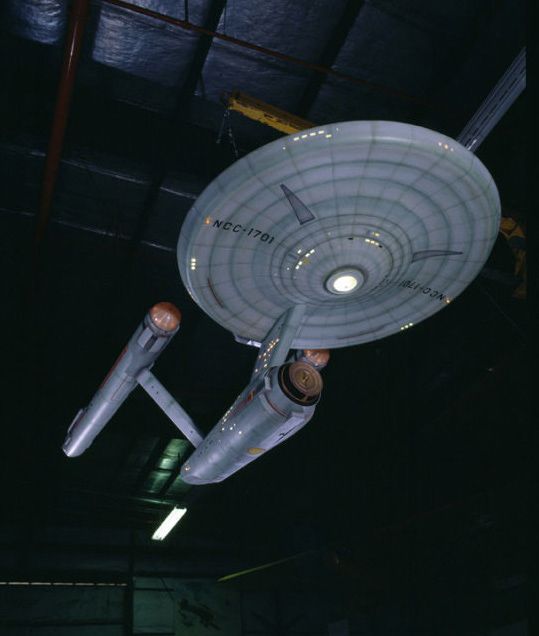 Model of the fictional starship Enterprise