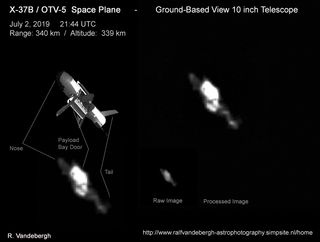 Mysterious X 37b Military Space Plane Caught On Camera - 