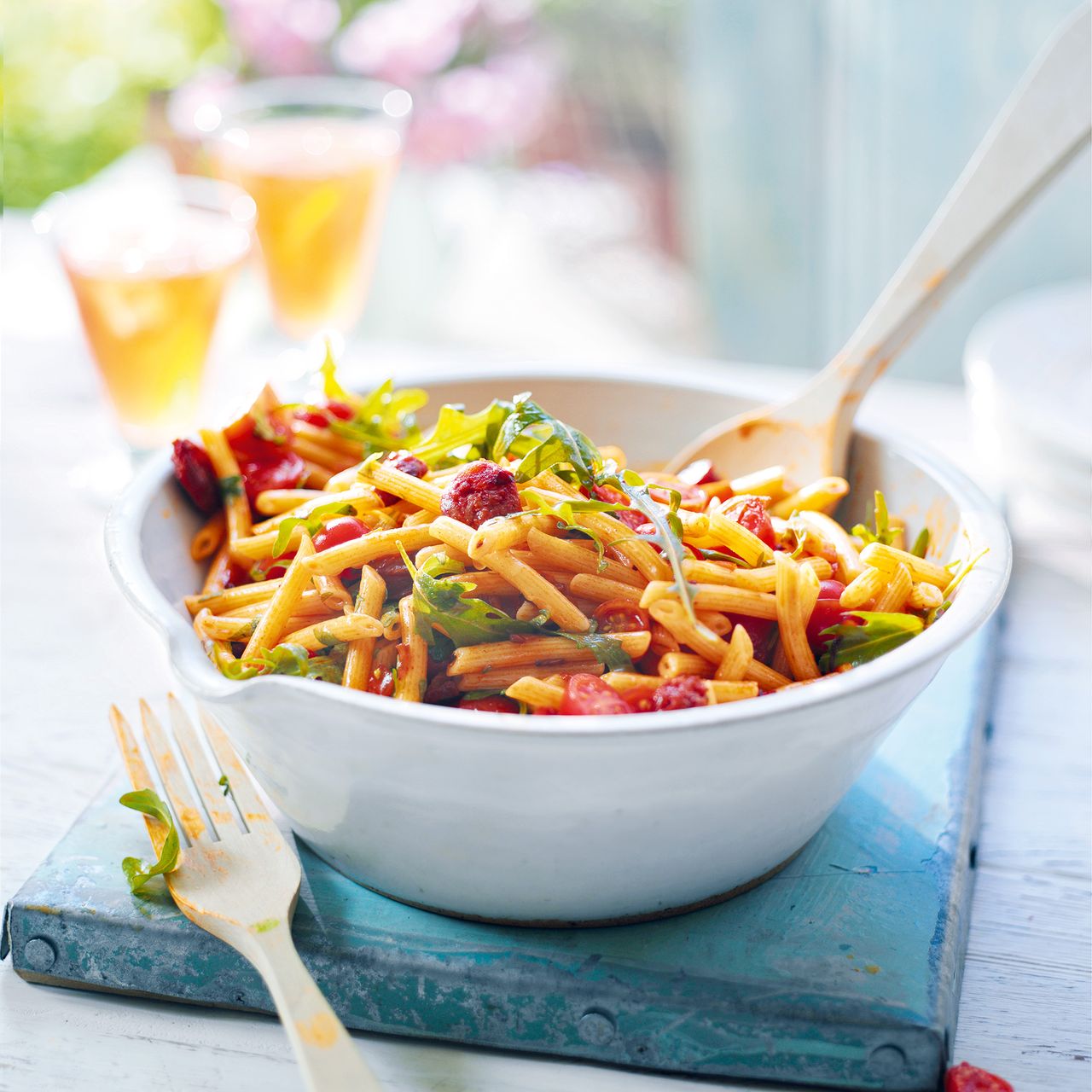 Tomato and Chorizo Pasta Salad