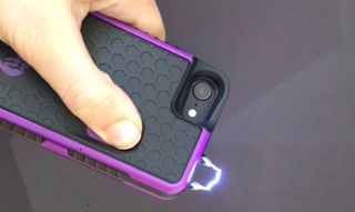 Yellow Jacket iPhone taser case