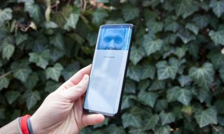 Iris scanning on the Galaxy S9 could make way for an on-display fingerprint sensor on the S10. (Credit: Tom's Guide)