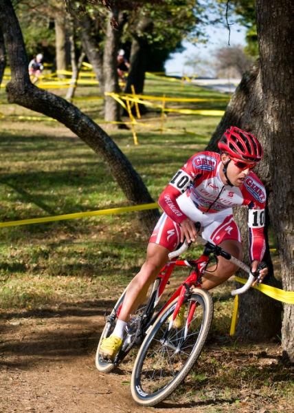 Jesse Anthony (California Giant Berries) leading the race.