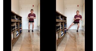Spartan HIIT home workout: side steps