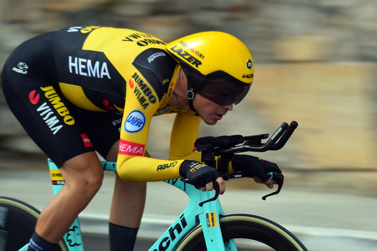 Giro d'Italia 2020 - 103th Edition - 1st stage Monreale - Palermo 15,1&Acirc;&nbsp;km - 03/10/2020 - Tobias Foss (NOR - Team Jumbo - Visma) - photo Dario Belingheri/BettiniPhoto&Acirc;&copy;2020