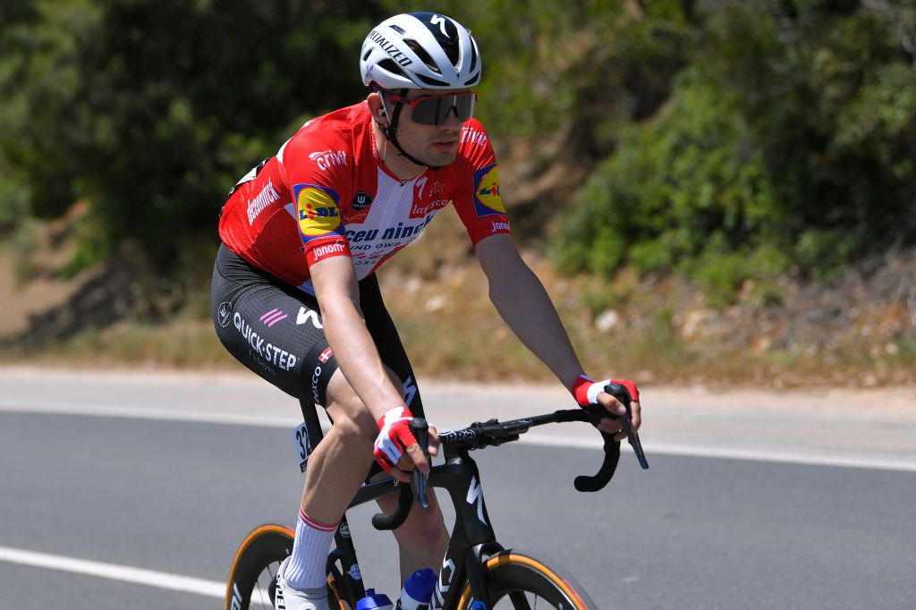 Kasper Asgreen (Deceuninck-QuickStep) was back in action