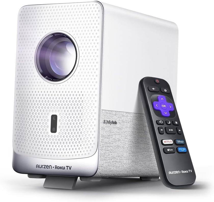 Aurzen has released the first projector with Roku TV operating system