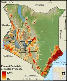 Tsetse fly map 
