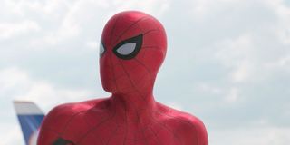 Spider-Man in Civil War's airport scene