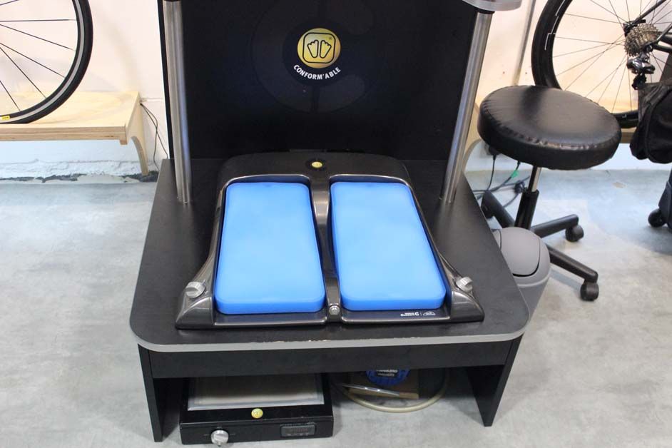 A bit more tech than your average shoe fitting service