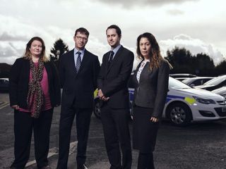 DS Natalie Golding, DCI Mark Glover, DS Richard Earl and DC Jenny Chapman