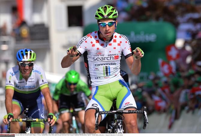 Peter Sagan (Cannondale) - shake and bake!