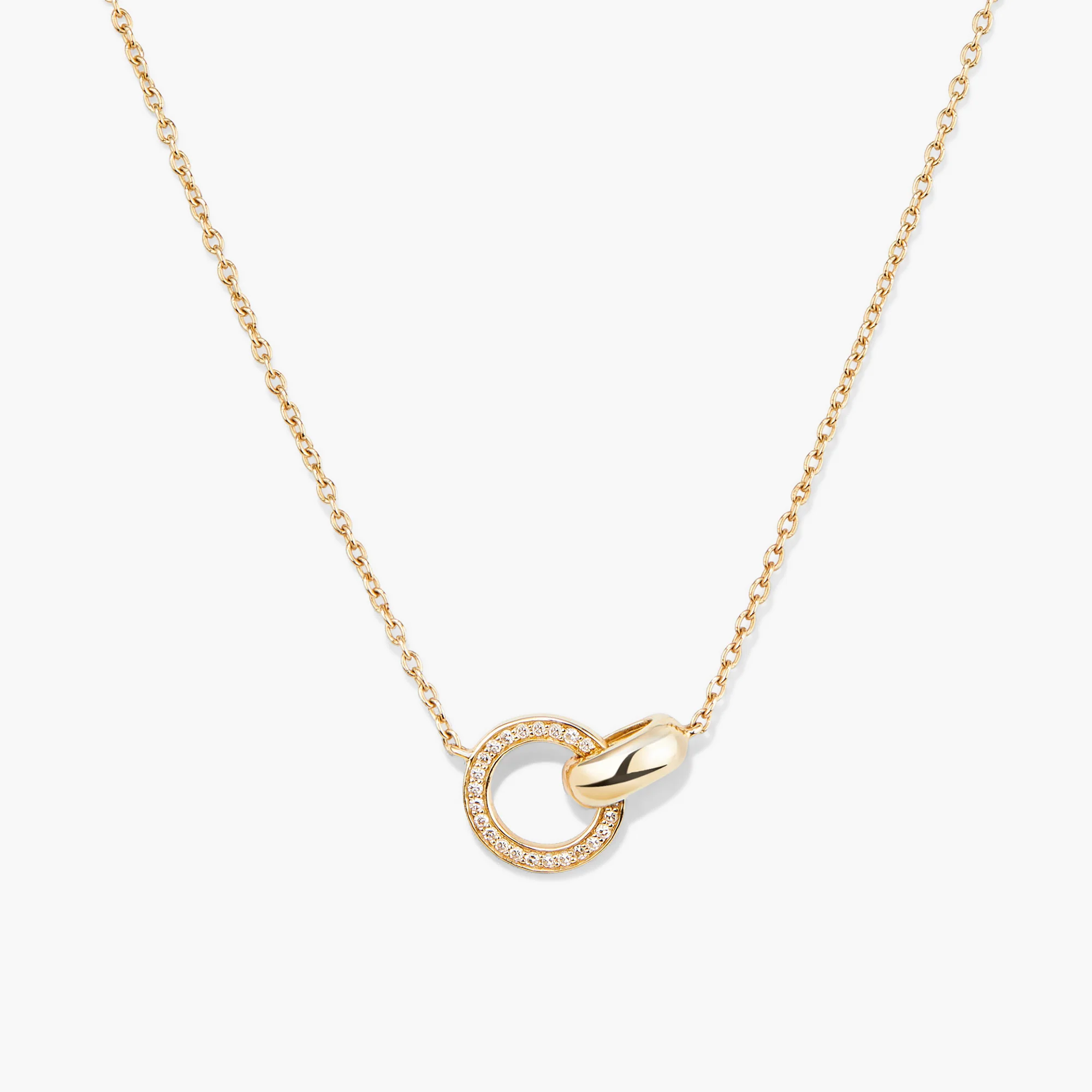 Mejuri, Pav&amp;eacute; Diamond Linked Necklace