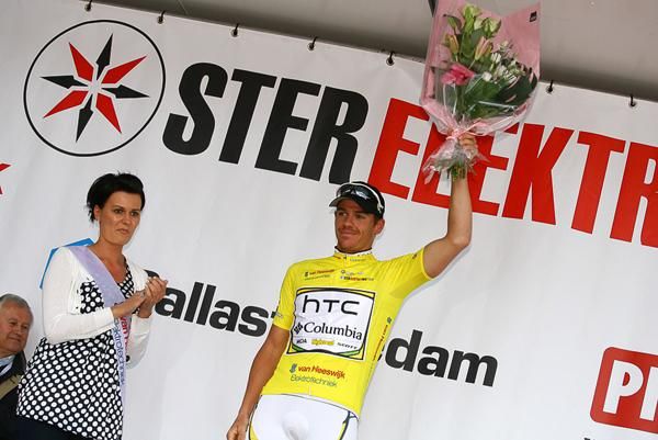 Hansen on the podium