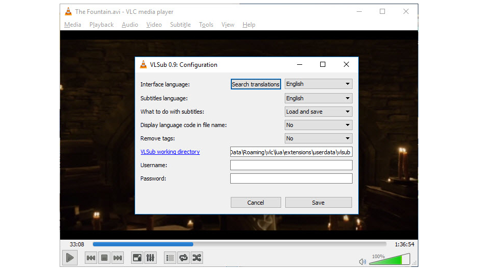 If your chosen video already has subtitles, VLC Media Player can display them. It also lets you download subtitles