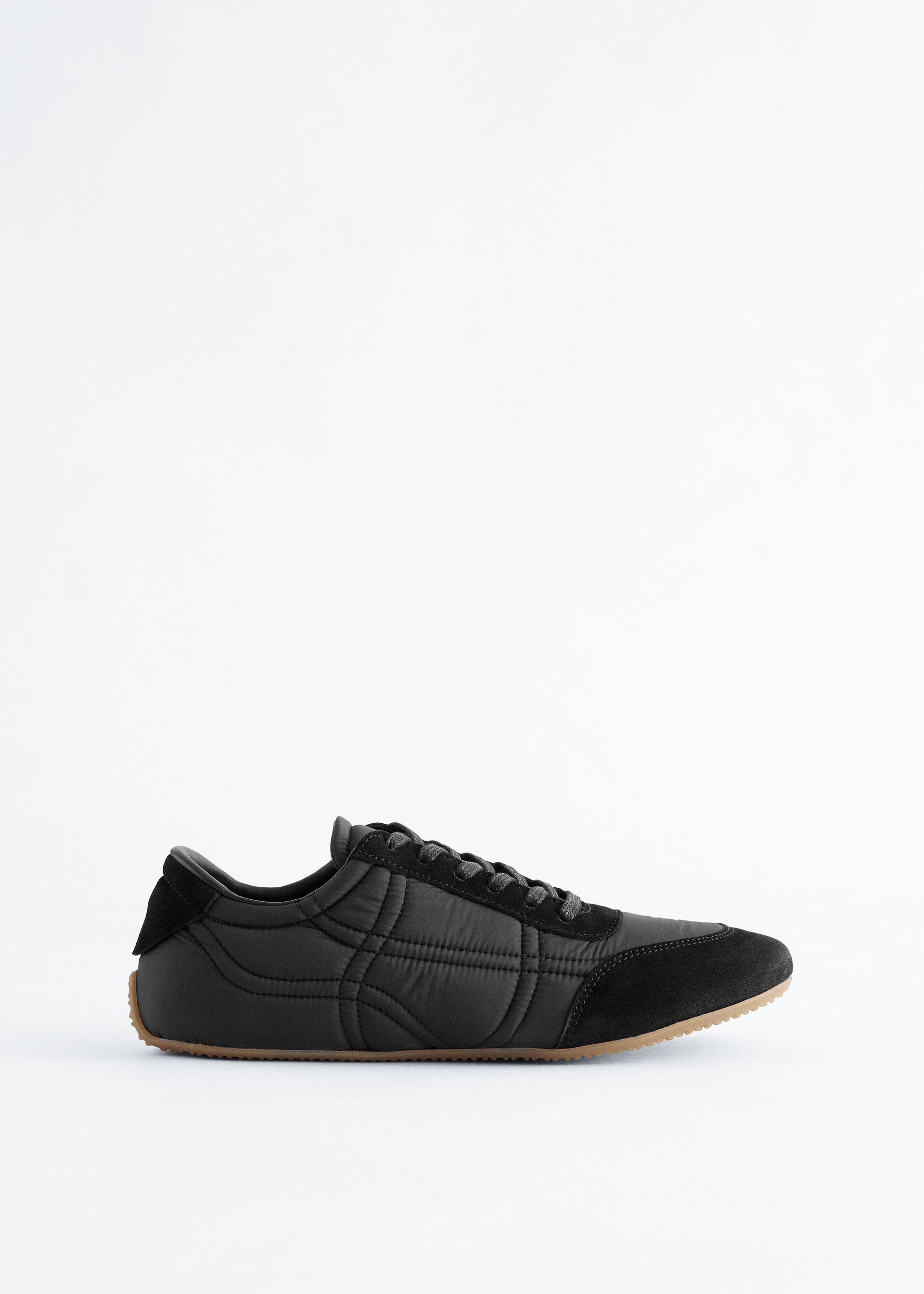 Suede-Detail Trainers