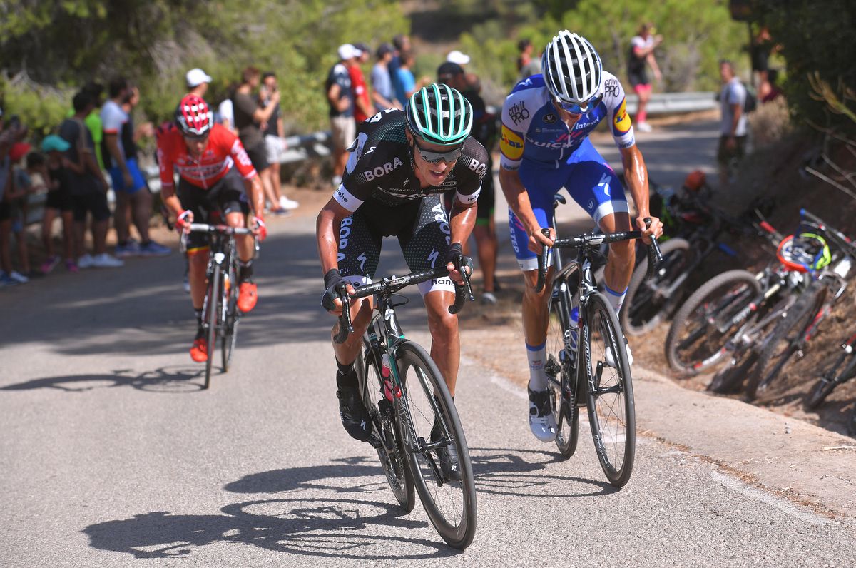 Pawel Poljanski (Bora-Hansgrohe) in the winning move