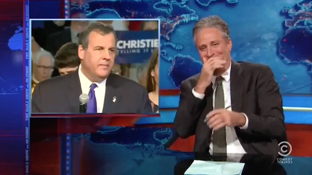 Chris Christie&amp;#039;s got 99 problems, but Exxon ain&amp;#039;t one, says Jon Stewart