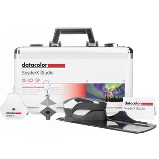 Product shot of Datacolor SpyderX Studio, one of the best monitor calibrator tools