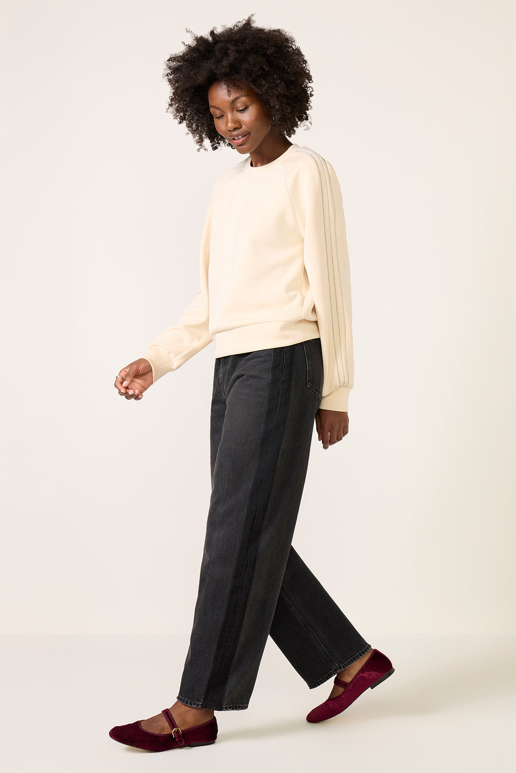 Wes Barrel W Tux Stripe Jean