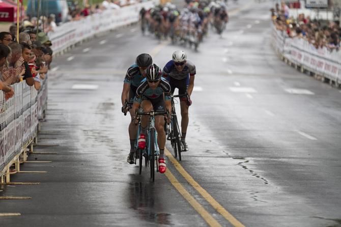 The breakaway in its final moment of freedom