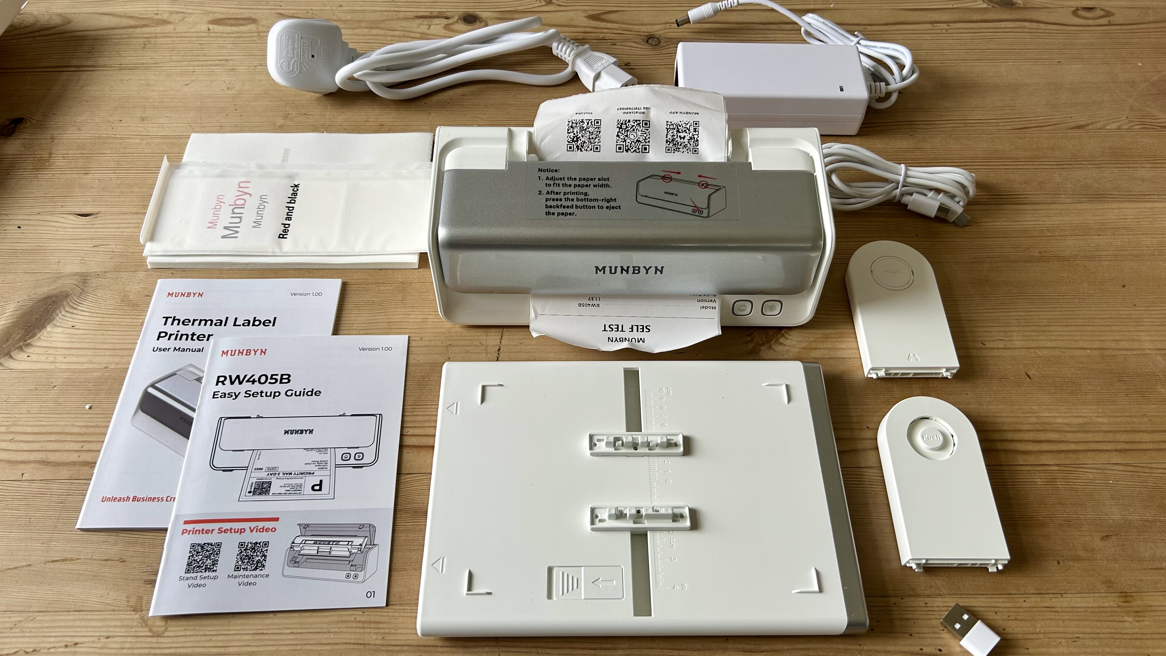 The Munbyn RealWriter 405B during our review in a home office