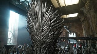 The Iron Throne from House of the Dragon season 2
