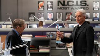 David McCallum and Mark Harmon in NCIS