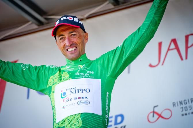 Fortunato Baliani (Team NIPPO - De Rosa) succeeded in keeping the green leader's jersey