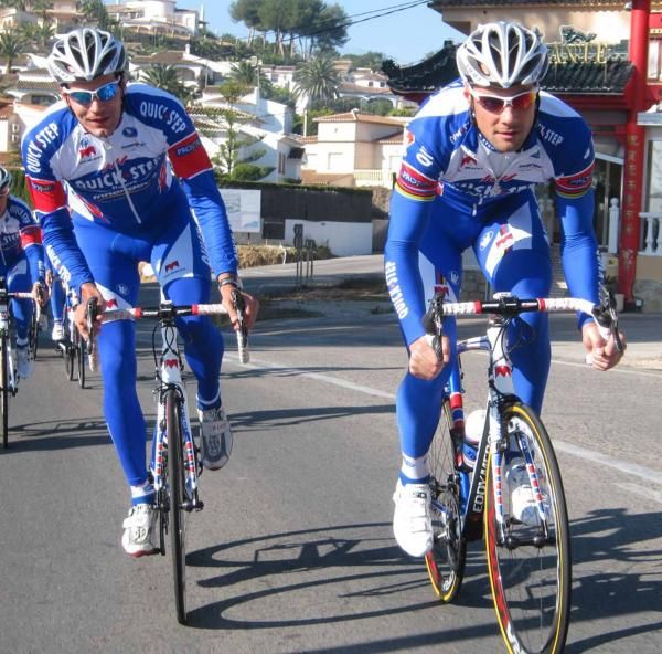 Tom Boonen and Geert Steegmans are back together.