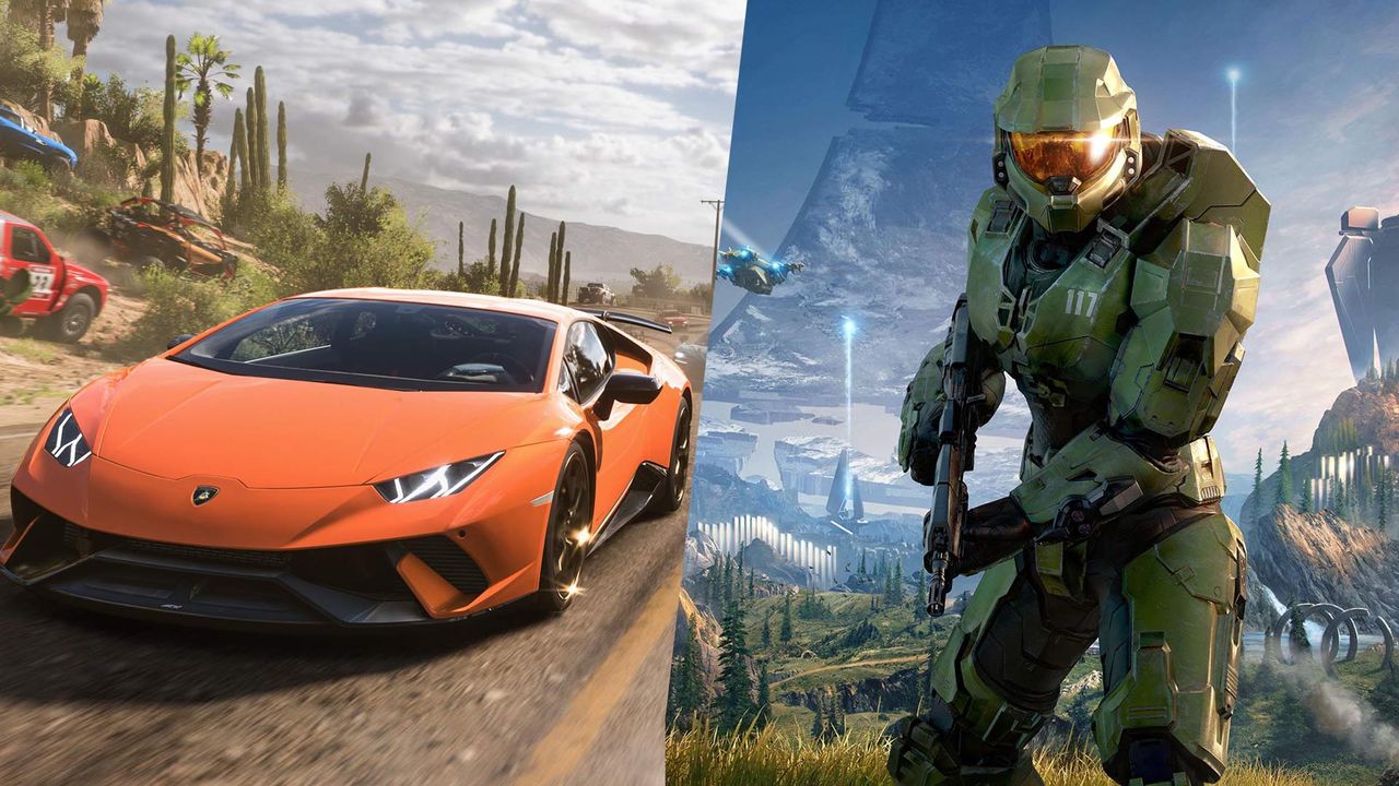 Forza Horizon 5 and Halo Infinite Master Chief