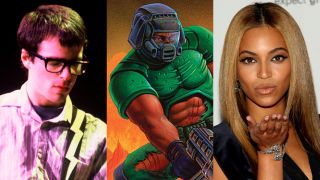 Weezer in 1994, the cover of Doom, and Beyonce in 2008