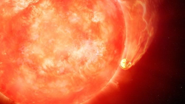 Pour la première fois, des scientifiques ont vu une étoile mourante avaler une planète entière