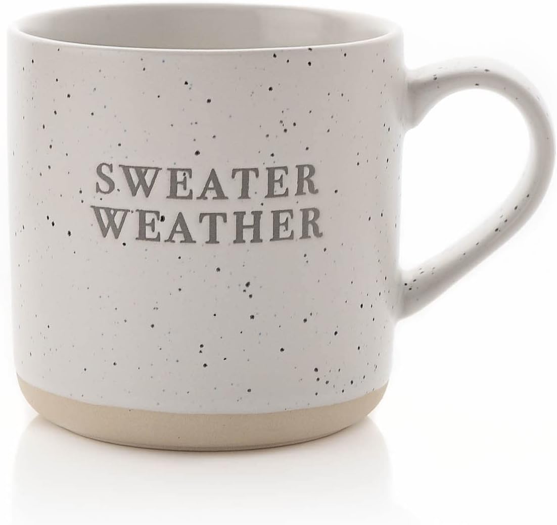 Widdop Hestia Christmas Stoneware Mug - Sweater Weather, White
