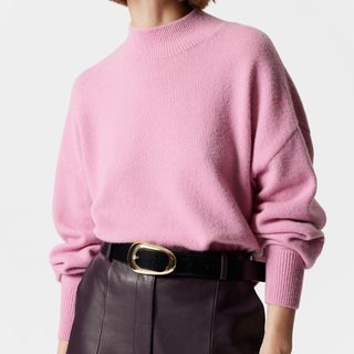 & Other Stories Mock Neck Sweater