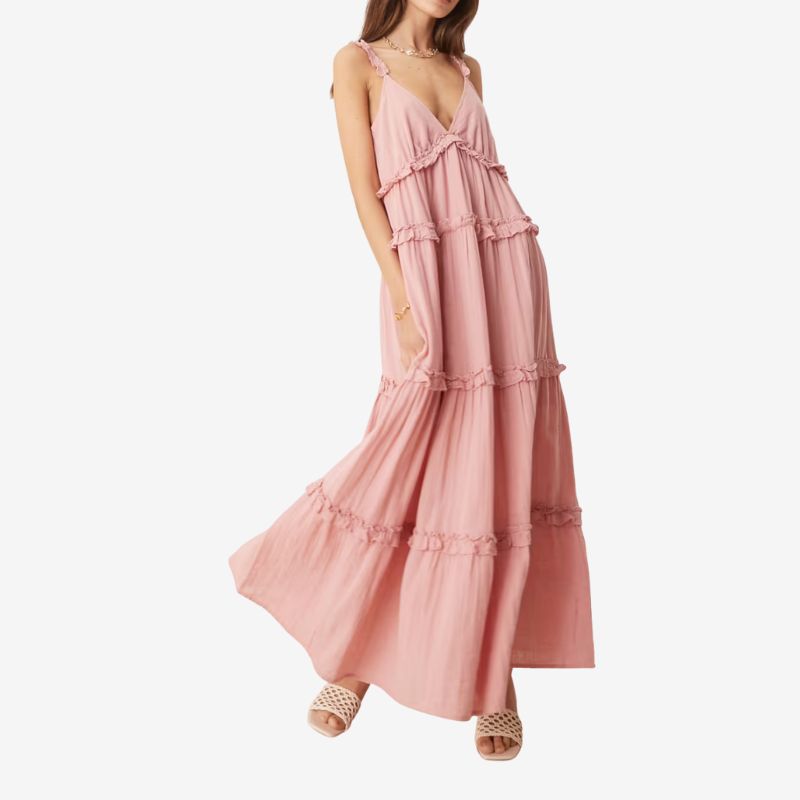 Image of pink boho dress