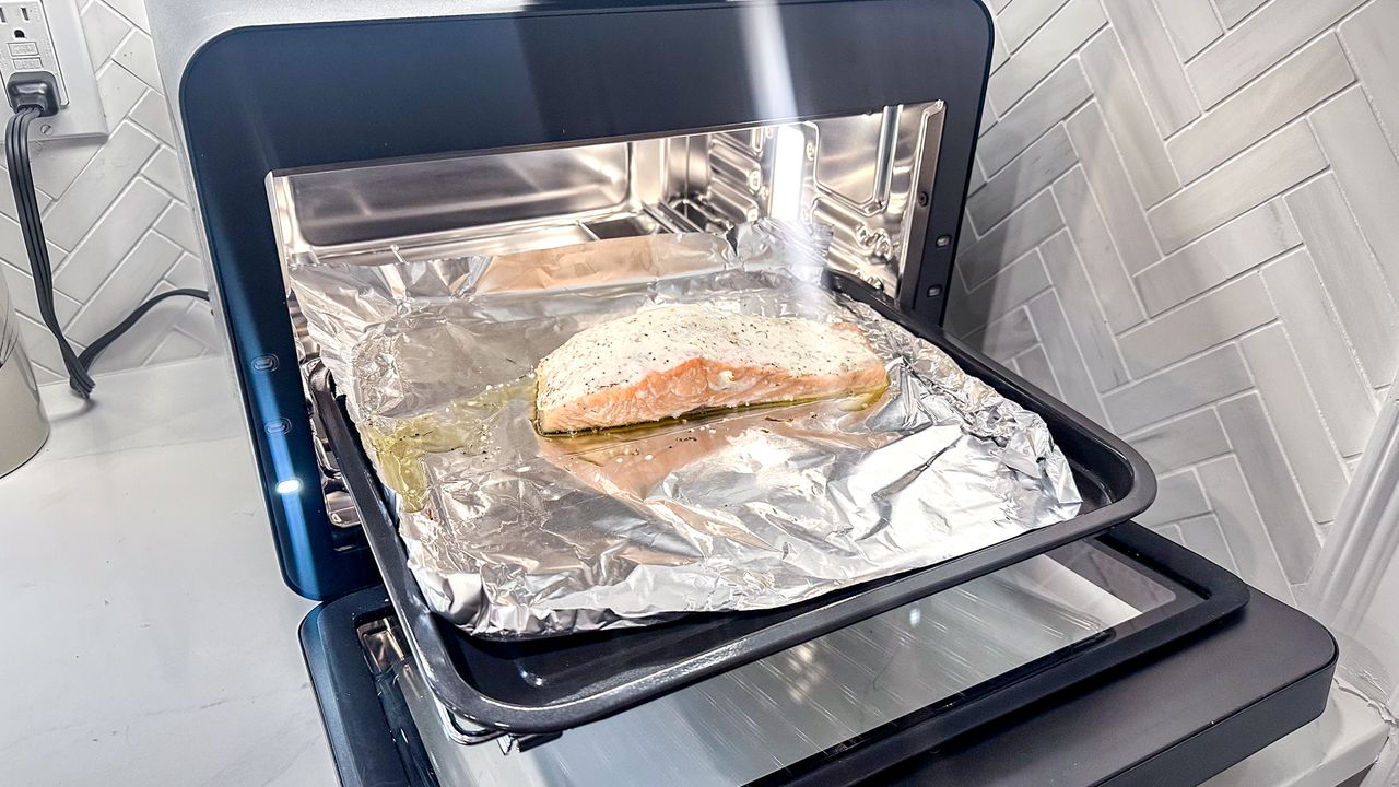 CHEF iQ MiniOven on a kitchen counter