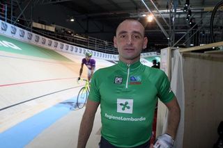 Italy's Paolo Bettini at the Milan Six Day