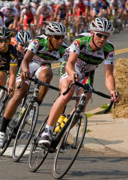 Bobby Lea (OUCH/Bahati Foundation) settles into the field after participating in an early breakaway.