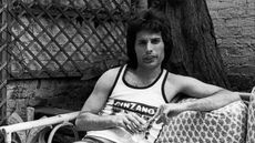 Freddy Mercury on his porch