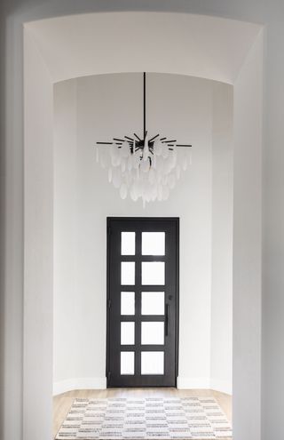 a modern entryway