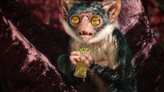 A creepy little monkey-like creature in Netflix's Alien Worlds