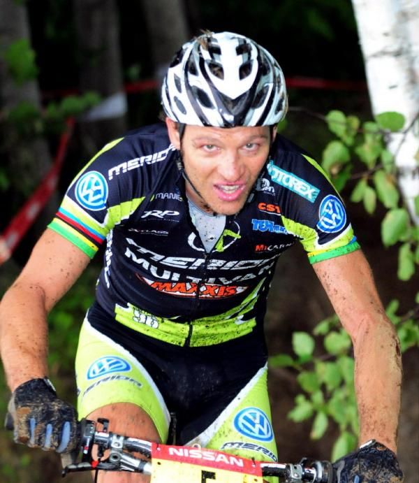 Ralph Naef (Multivan Merida Biking Team) led the first lap.